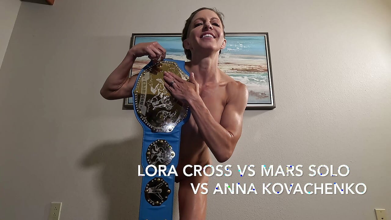 Nude Sexwrestle Featuring Anna Kovenchenko Mars Solo and Lora Cross