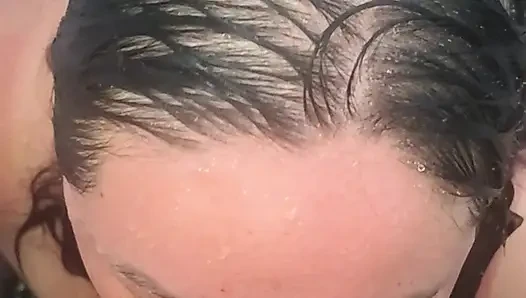 peeing in the shower