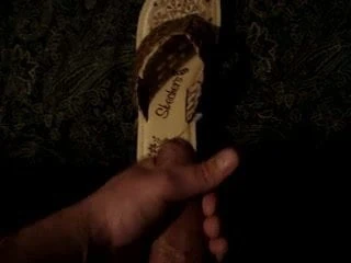 Cumming on Candies Sandal!