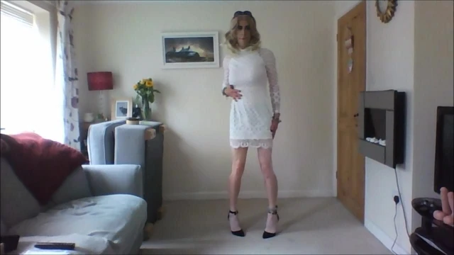 white lace minidress