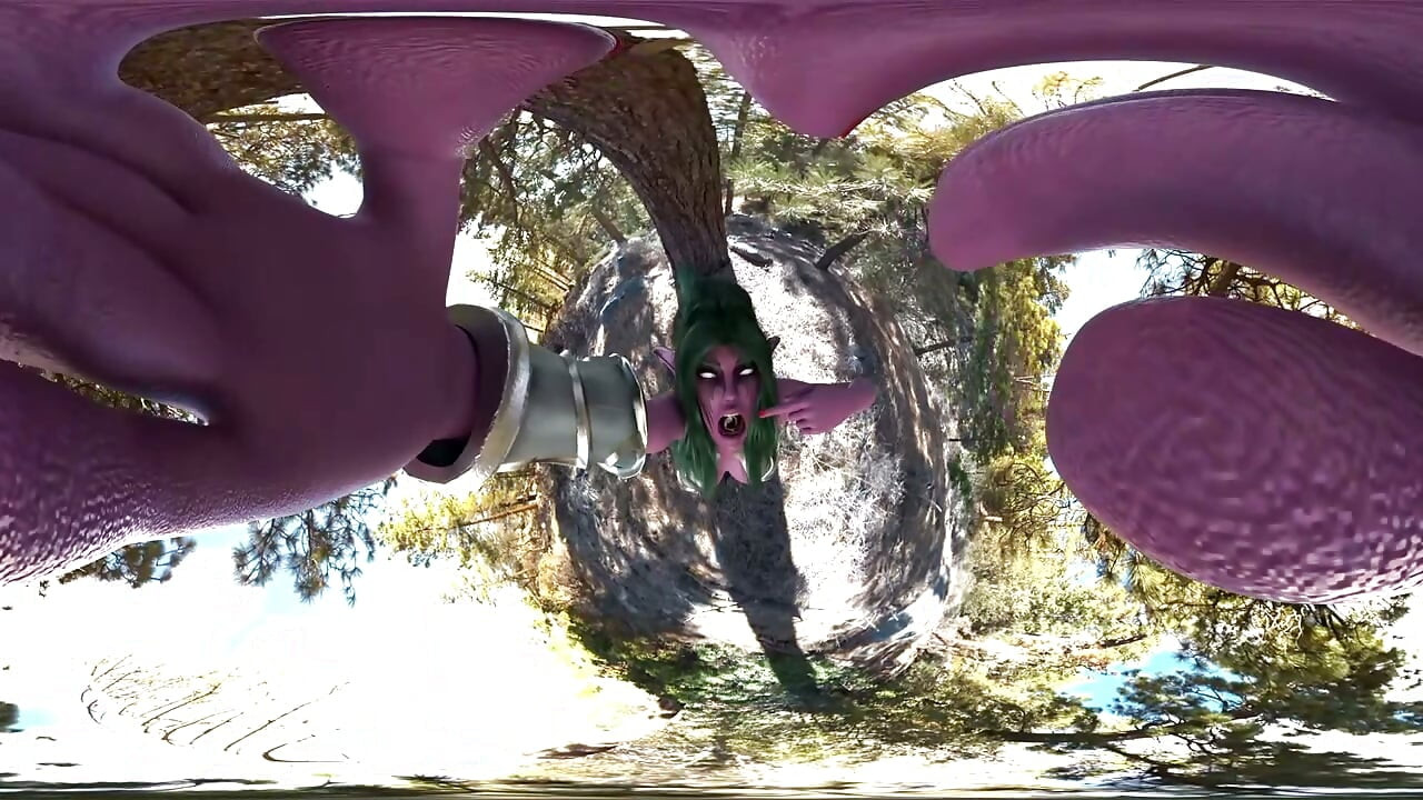 animação 3d de gigantessa