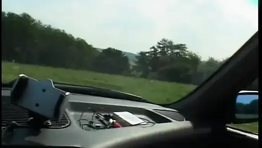 Horny couple having hard sex in nature