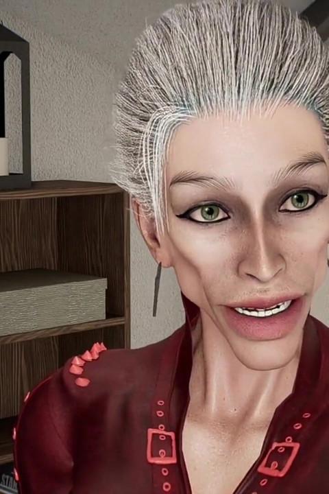 70 Yo Granny with Implants Is Super Sexy