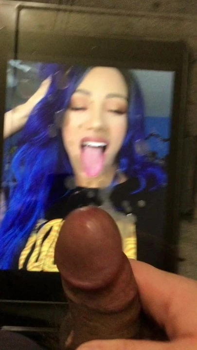 Fat Guy Cums All Over WWE Whore Sasha Banks