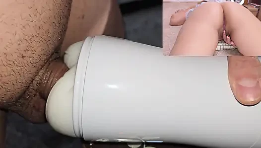 Webcamming with stepsister gone wrong! She let me masturbate watching her juicy pussy