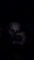 My friend again taking a facial