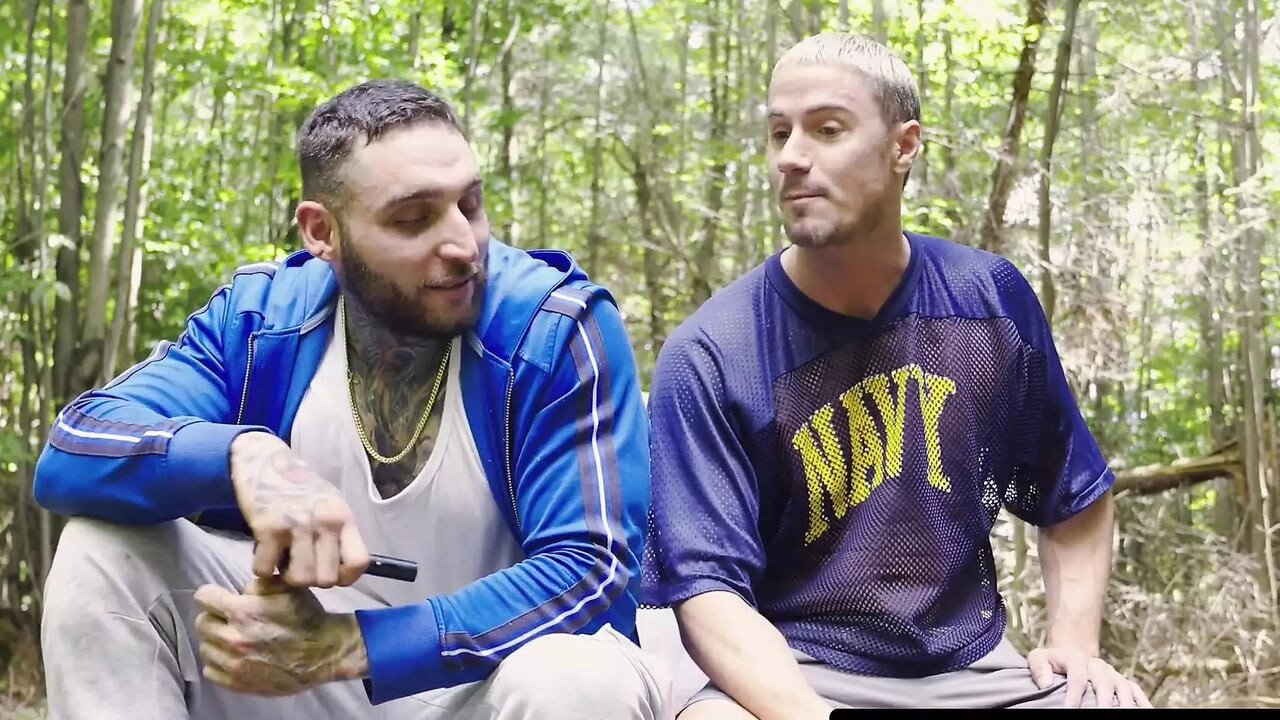 HETEROFLEXIBLE - Buds Skyy Knox & Tony D'Angelo Make Excuses To Jerk Off & Try Anal On Camping Trip