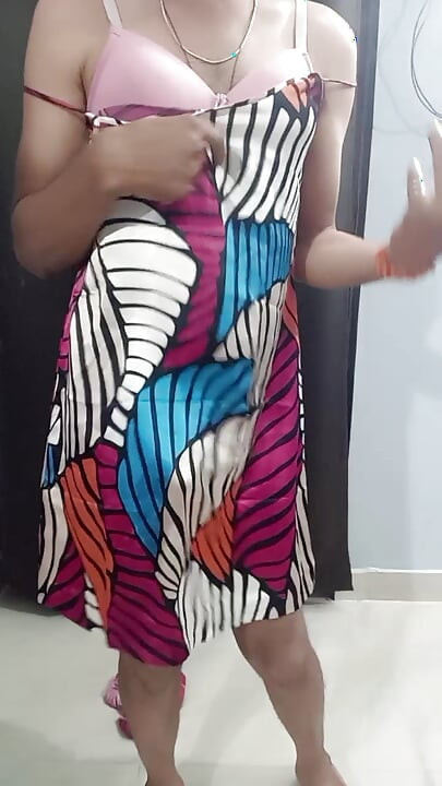 satin panty remove and show my long dick