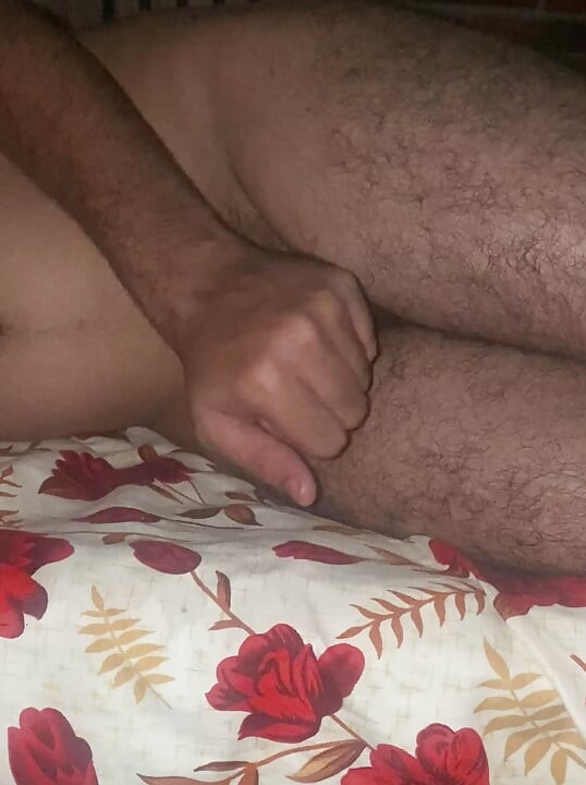 Massage dick hard enjoy guy
