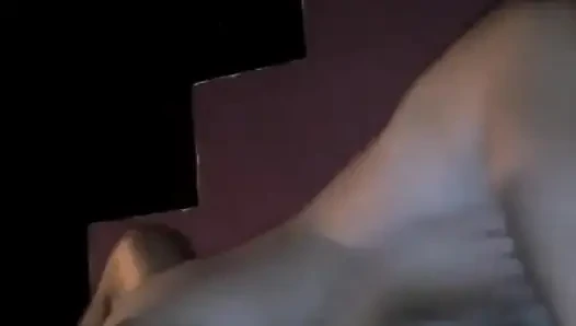 Intense nighttime penis riding
