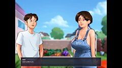 Summertime Saga: MILF Milks Her Tits And Sells The Milk In The Town - Ep107