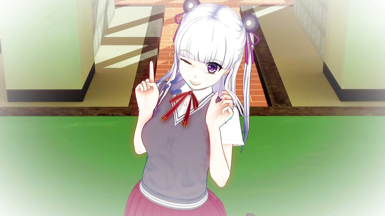 Mijn dikborstige vriendin nodigt me uit om te neuken in de ziekenboeg terwijl de verpleegster toekijkt - Shinmai Maou NTR Testament 5