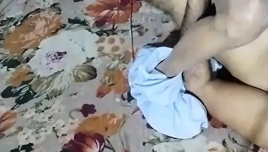 School girl fucked by class mate friend