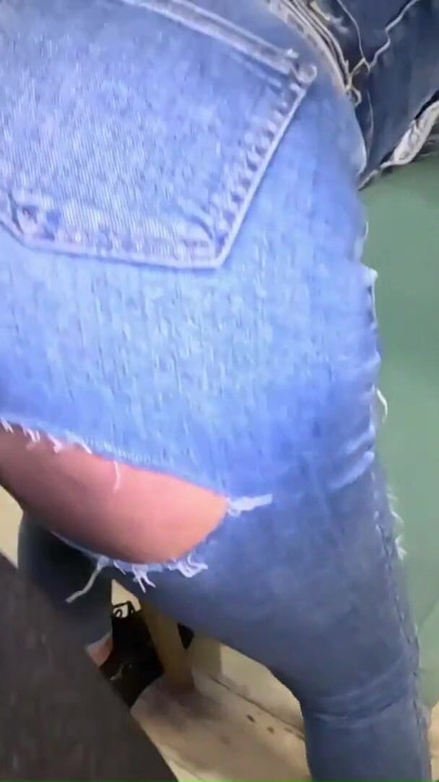 Hardcore Tease & Double Cum on My Ripped Jeans and Open Denim Jacket | Clip 2