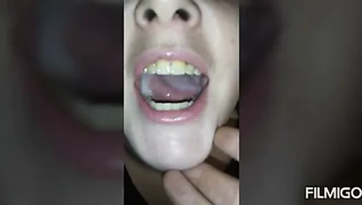 Open mouth swallow 2X!