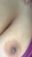 Playing with my tits and pussy 2