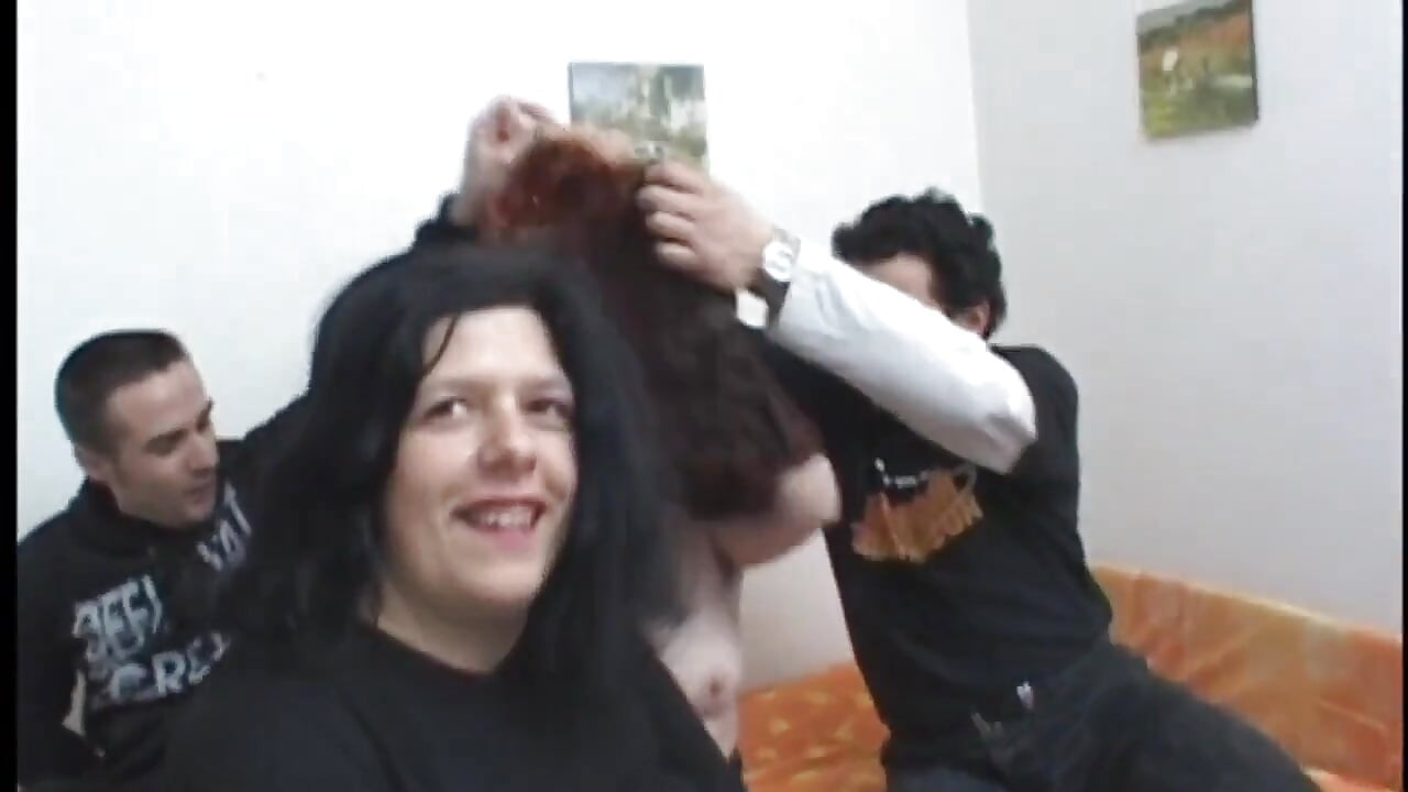 Young amateur sluts banged by two cocks