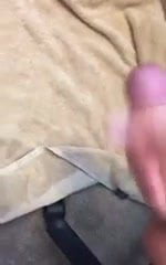 HUGE load from my uncut cock