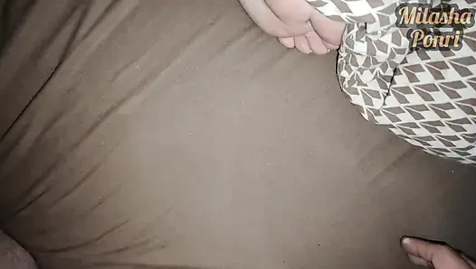 Secret footjob! Lots of cum and hot cumshot