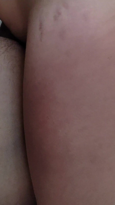 Emotional moment from "Secret sexual desires. Stepsister teasing stepbrother with tight pussy"