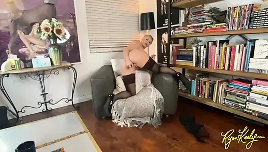 Big Titty MILF Bends Over and Fucks Herself - Ryan Keely