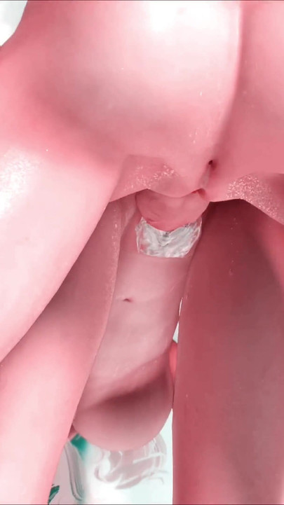 Stunning moment from "Blondes and psychedelic sex (Part 6) Remastered - Animation"