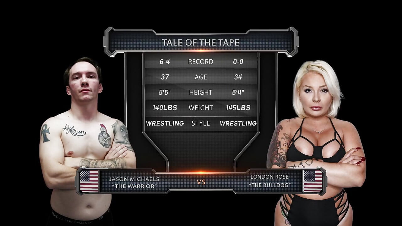 London Rose Vs Jason Michaels Mixed Wrestling