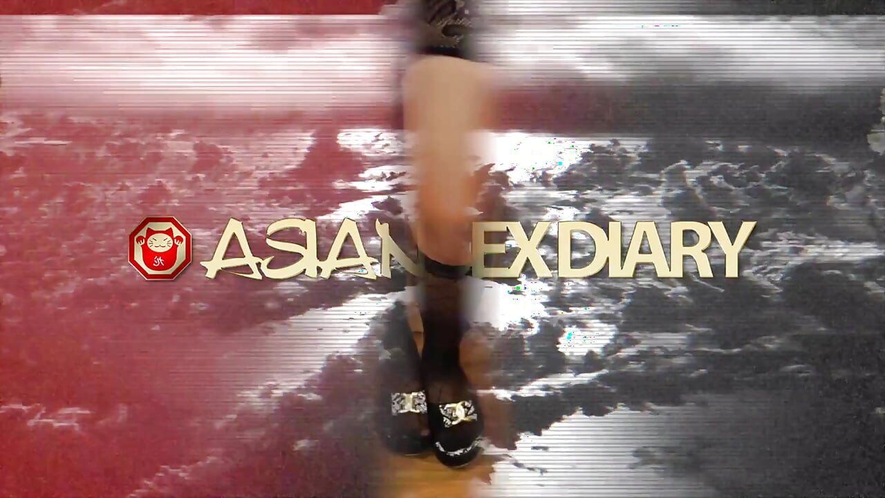 Asiansexdiary Fishnet Asian Teen Stretched Out by Huge Dick