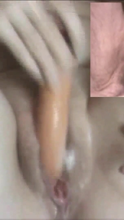 Virtual sex Cam 2 cam Cam2cam Cam chat Webcam Girl has virtual sex with an adult older man Cumshot Wet pussy Squirt Doggystyle | Clip 2