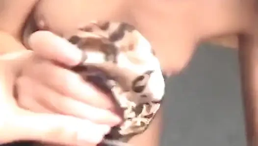 Cum in my fucking leopard panty