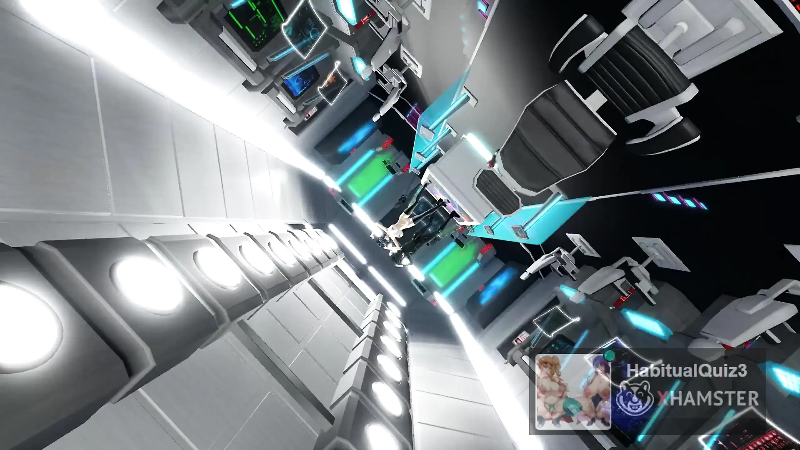 mmd r18 Hi-Fi-Raver Deep Space knulla hårt stor dildo 3d hentai sexdans HMW fusk fru cosplay