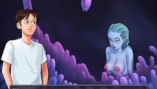 Yaz mevsimi efsanesi: Deniz kızı aqua derlemesi ile tüm sahneler