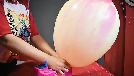 Squish und fisting, groÃŸer 24 marbled Ballon - bunny Looner