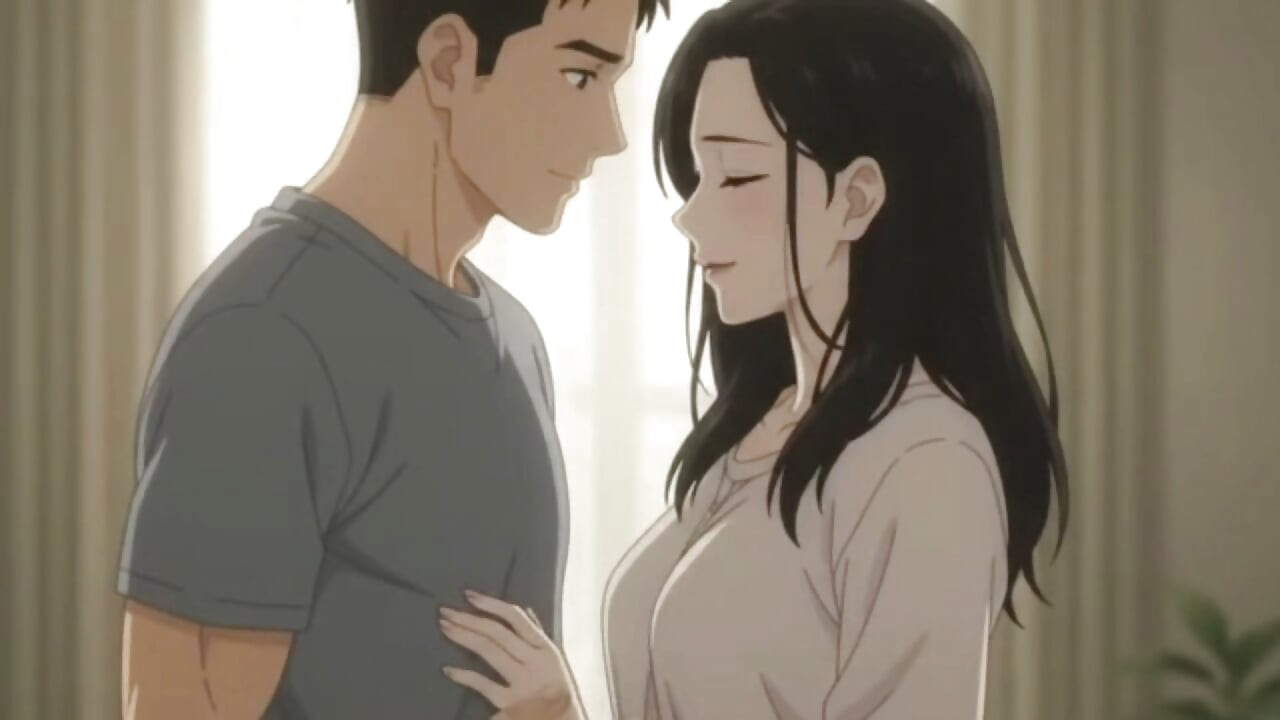 Stepsister Kissing practice with her stepbrother before his date with boyfriend