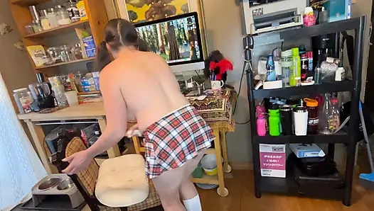 Döl sürtüğünde büyük kremsi boşalmalar ve yüze boşalma derlemesi