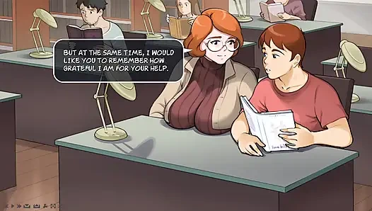 I got special treatment from the girl I met in the library video game porn