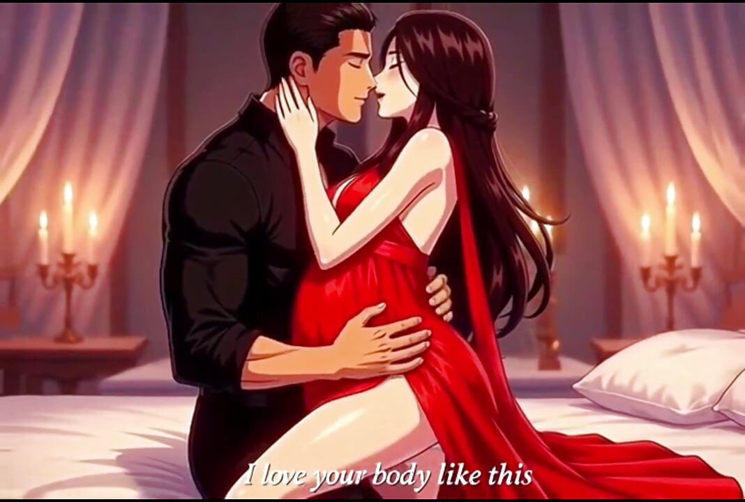 Romantic candlelight dinner that ends with husband making love to pregnant Ayesha on table
