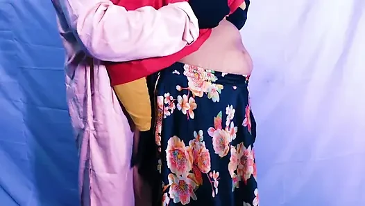 hottest chachi got orgasm by licking pussy with bhatija and chachi's mouth filled of cum by toung play