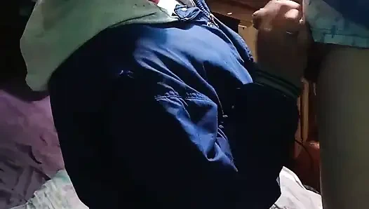 Cold Morning, but My Girlfriend Sucks Me off with Her Jacket on