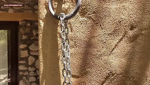 Домина госпожа April - Мучение в Саду для Rose