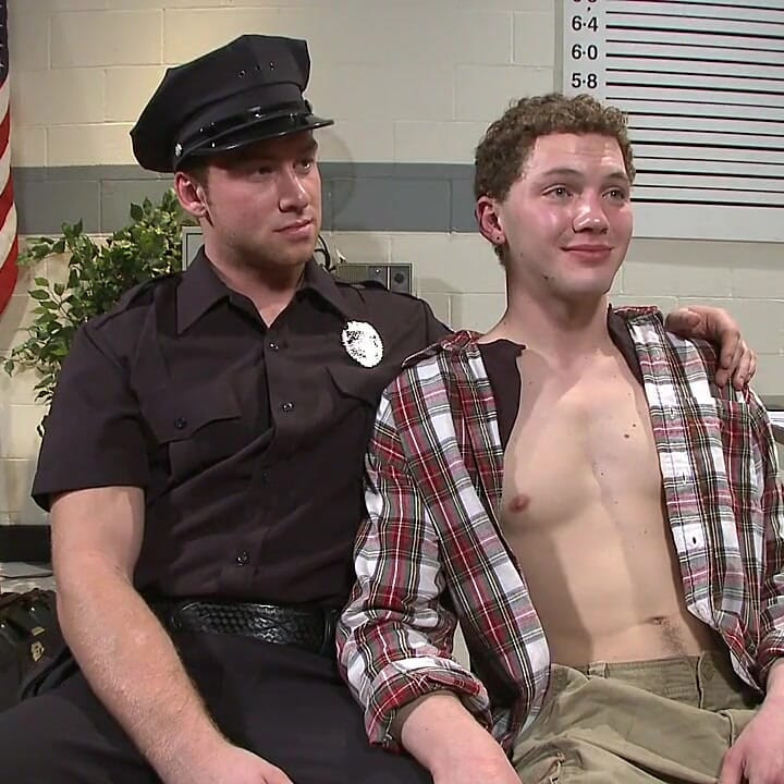 Officer Maguire Edged and Gets an Electric Buttplug for the First Time