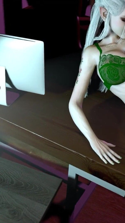 Fucking Sexy High Elf In The Office | Clip 2