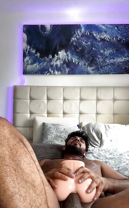 Masturbating on Webcam