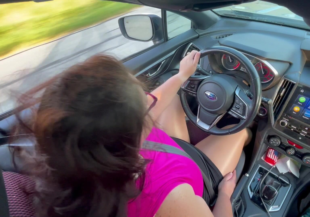 Openbare panty rijden