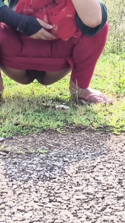 Must-share moment from "Indian village girlfriend Fucked Outdoor badly by his Ex boyfriend Hindi sex video"