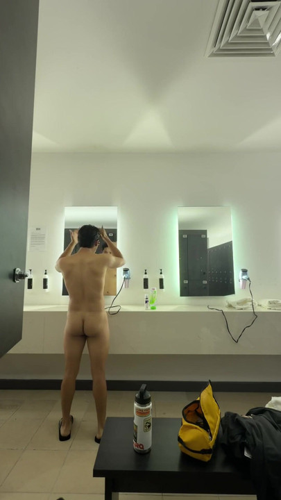 naked in the locker rooms of the gym | Clip 1