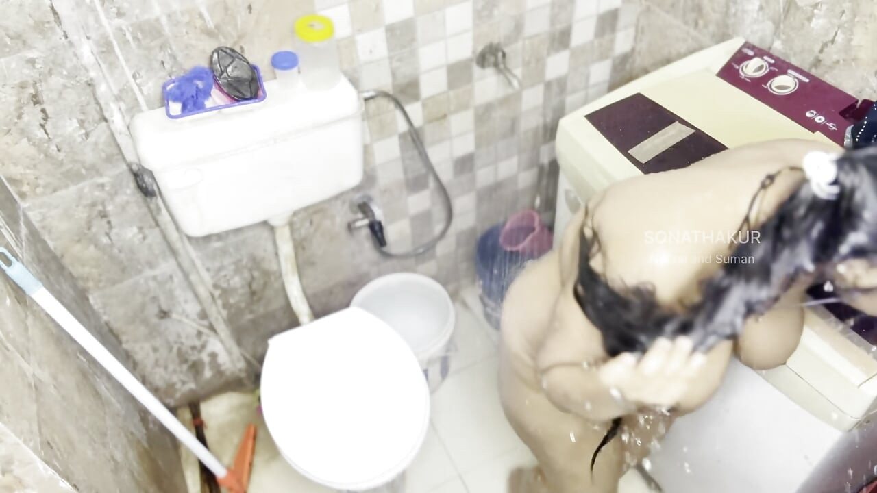 Real Desi Husband Fucks Wife Hard in Office Bathroom Shower