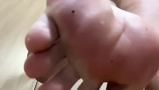 JOI Giantess with Foot and Cuck POV and Cum Lick From Condom