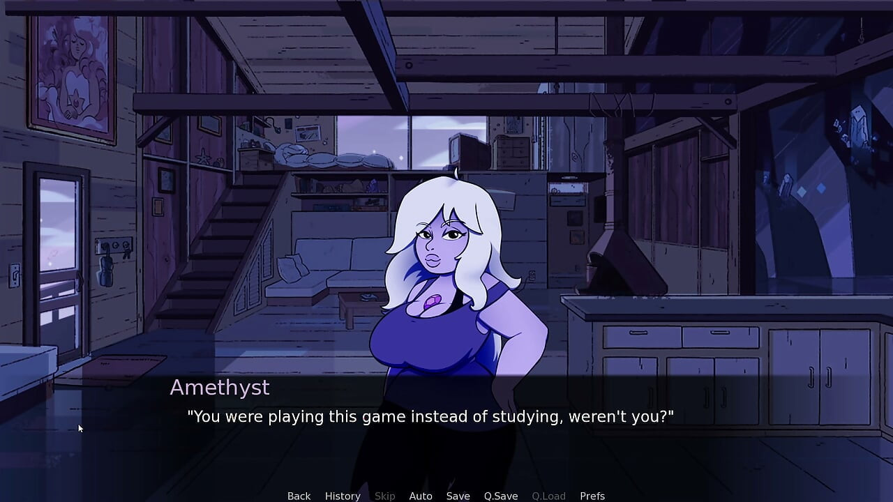 Amethyst really wanted to show her dick sucking skills - Gem Blast part 2