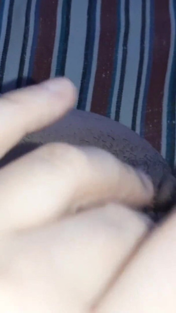 Captivating moment from "I masturbate my innocent unshaven pussy while my parents are at work"